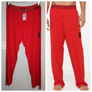 NWT Savage × Fenty Red Night Cap Sleep Pant. Men's size XL.